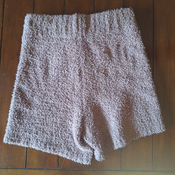 SKIMS Rose Clay High-Rise Boucle Knitted Shorts Small/Medium - Picture 4 of 9